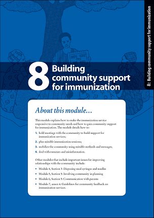 Immunization in Practice: Module 8: Building Community Support for ...